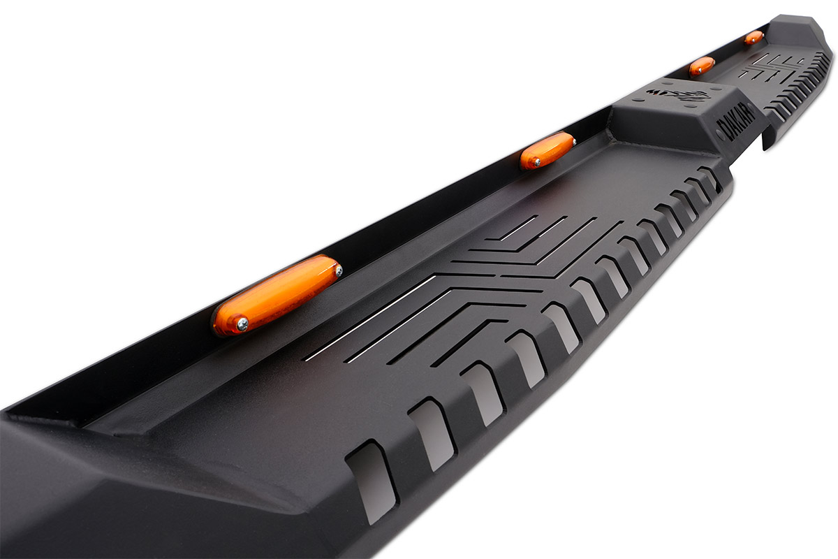 VW Amarok Dakar Yan Koruma Siyah V2 Ledli 2010-2021 Arası