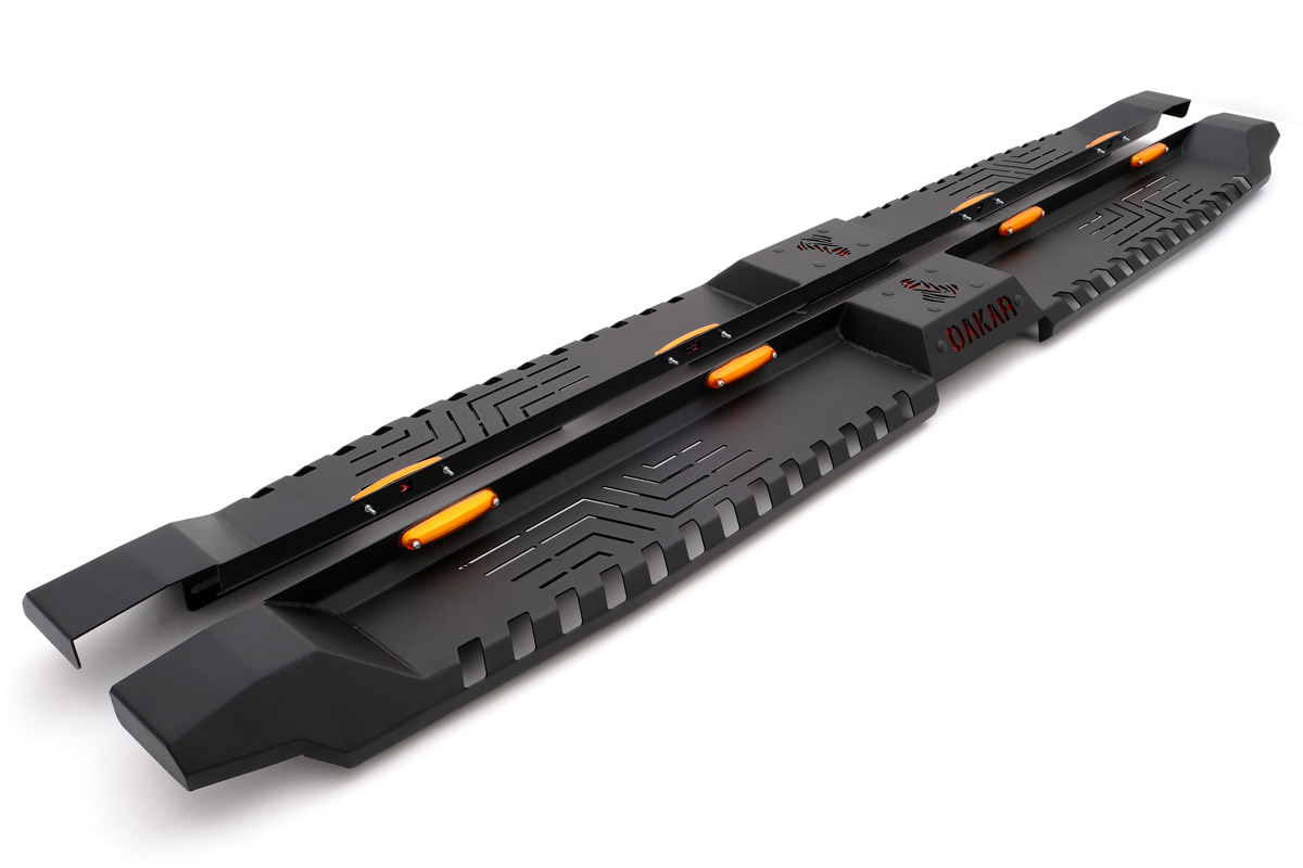 Ford Ranger Raptor Dakar Yan Basamak Siyah V2 Ledli 2019-2022 Arası