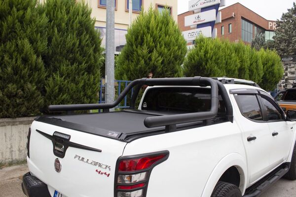 Fiat Fullback Kobra Roll Bar Çap:76 Siyah 2016 ve Sonrası