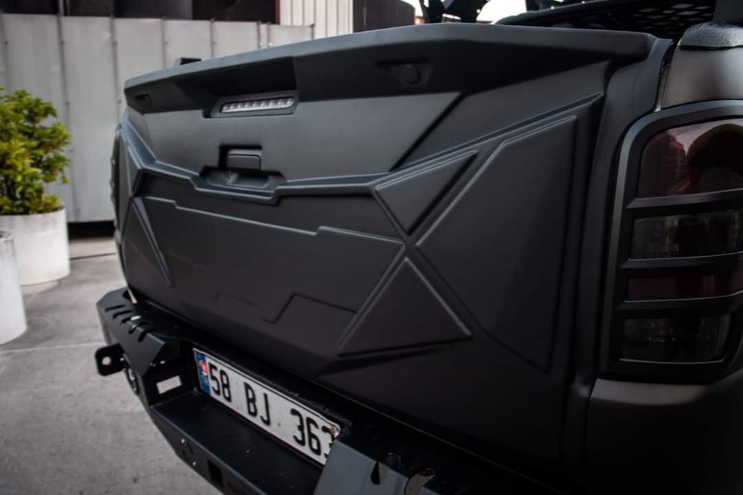 Mitsubishi L200 2015-2019	PLASTİK BAGAJ KAPAĞI KAPLAMA tam boy